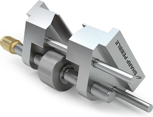 Sharp Pebble Honing Guide - Chisel Sharpening Jig for Chisels and Planes - Fits Chisels 0.25” to 1.96”, Fits Planer Blades 1.41” to 3.22”