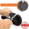 Orange Ninja 4-Stage Knife Sharpener for Kitchen Knives, Pocket knife Sharpener, Chef & Serrated Knife