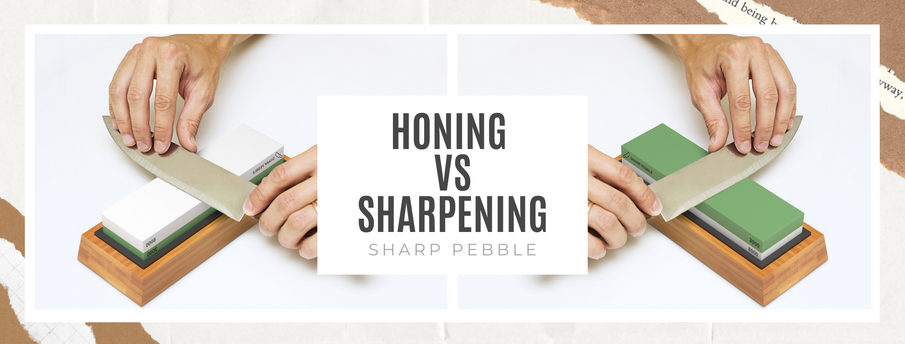 Difference between honing and sharpening knives