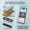 The Sharp Pebble® Complete Sharpening System: 1000/6000 Grit & Angle Guide