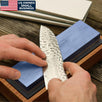 The Sharp Pebble™ Complete Sharpening System: 1000/6000 Grit & Angle Guide