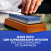 The Sharp Pebble™ Complete Sharpening System: 1000/6000 Grit & Angle Guide