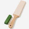 Sharp Pebble Leather Paddle Strop with Polishing Compound