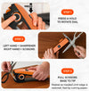 Orange Ninja Scissors Sharpener Tool – 4 Angle Settings, Easy Manual Use