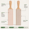 Sharp Pebble Leather Paddle Strop with Polishing Compound