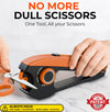 Orange Ninja Scissors Sharpener Tool – 4 Angle Settings, Easy Manual Use