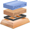 Sharp Pebble Premium Wood Carving Tools & Gouge Sharpening Stones- Two Multi Groove Whetstones with Grit 400 and 1000