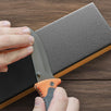Sharp Pebble Sharpening Stone Kit- Dual Grit Whetstone 1000/6000 - Bamboo Leather Strop - Non Slip Bamboo Base, Angle Guide & Green Polishing/Honing Compound