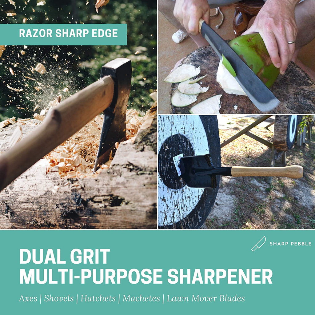How To Use Puck Sharpening Stones & How To Sharpen A Hatchet Or ANY Other  Large Tool 