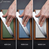 Sharp Pebble Extra Large Sharpening Stone Set - Whetstone Knife Sharpener with Grits 400/1000/6000