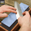 Sharp Pebble Sharpening Stones Kit with 1000/6000 and 3000/8000 Grit with Flattening Stone & Angle Guide
